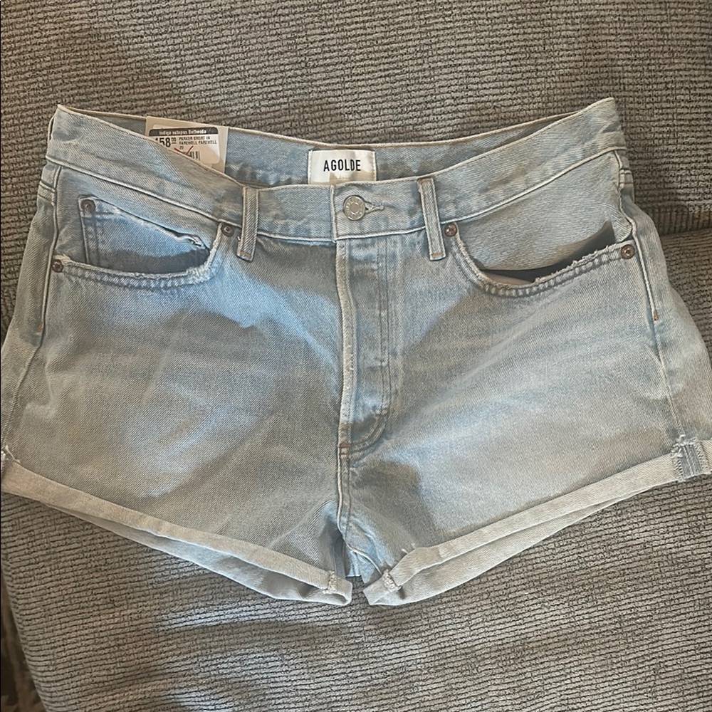 NWT AGOLDE PARKER SHORT IN FAREWELL